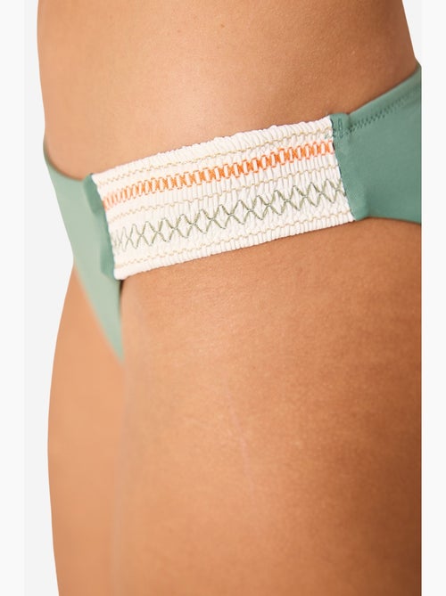 Piera slip bikini ricamato sul lato penti - Kiabi Piera slip bikini ricamato sul lato penti - Kiabi