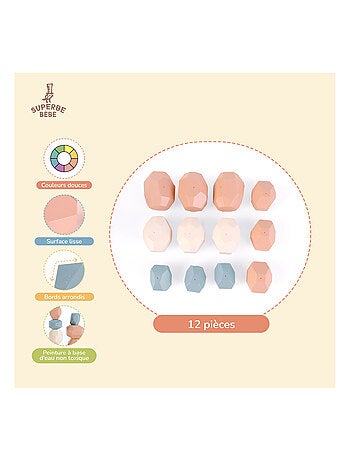 Pietre da impilare in equilibrio - Gioco educativo | SUPERBE BEBE