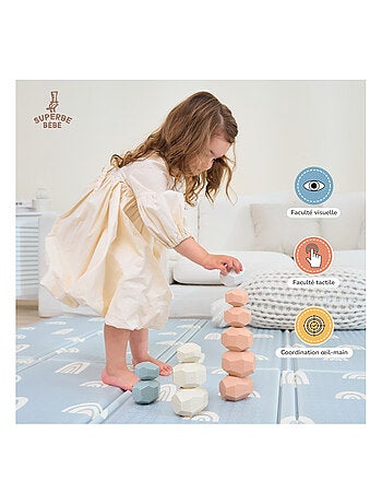 Pietre da impilare in equilibrio - Gioco educativo | SUPERBE BEBE