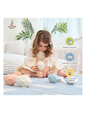Pietre da impilare in equilibrio - Gioco educativo | SUPERBE BEBE