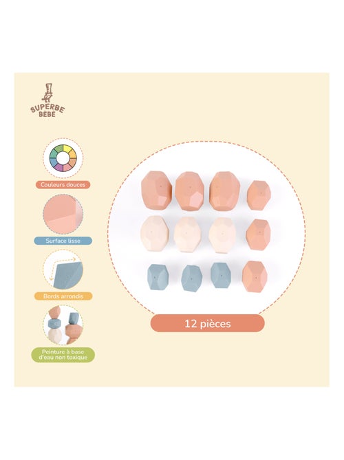 Pietre da impilare in equilibrio - Gioco educativo | SUPERBE BEBE - Kiabi Pietre da impilare in equilibrio - Gioco educativo | SUPERBE BEBE - Kiabi