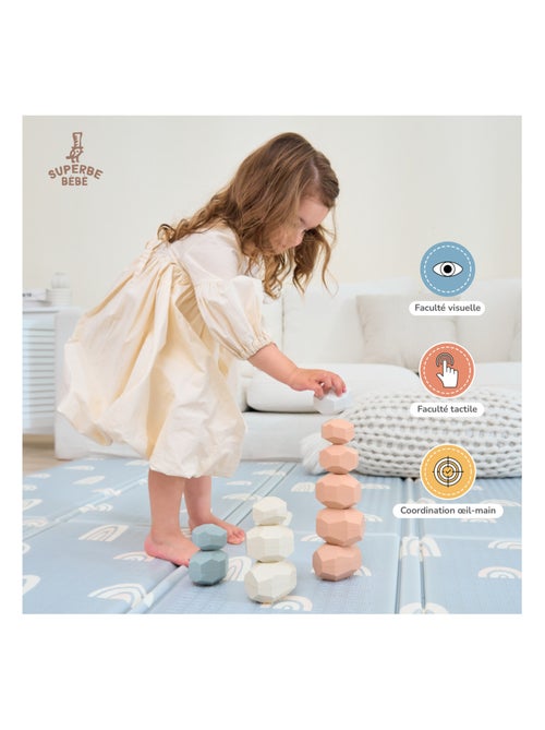Pietre da impilare in equilibrio - Gioco educativo | SUPERBE BEBE - Kiabi Pietre da impilare in equilibrio - Gioco educativo | SUPERBE BEBE - Kiabi