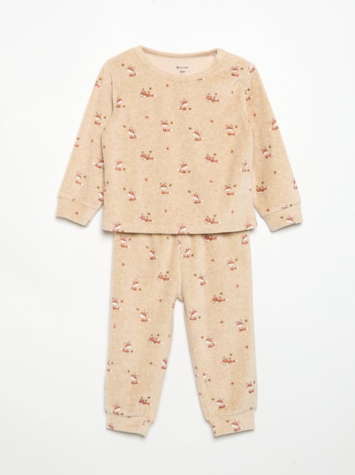 Pigiama 2 pezzi - Felpa + pantaloni - Kiabi
