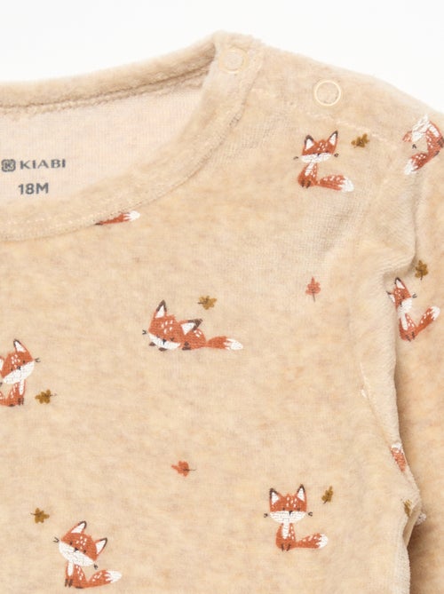 Pigiama 2 pezzi - Felpa + pantaloni - Kiabi
