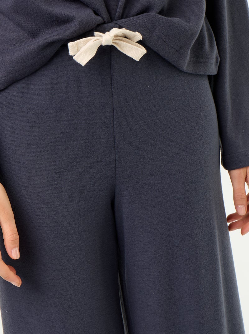 Pigiama 2 pezzi - Felpa + pantaloni Blu - Kiabi