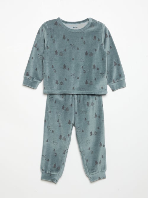 Pigiama 2 pezzi - Felpa + pantaloni - Kiabi