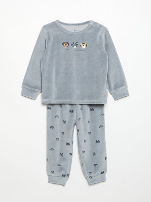 Pigiama 2 pezzi - Felpa + pantaloni - Kiabi