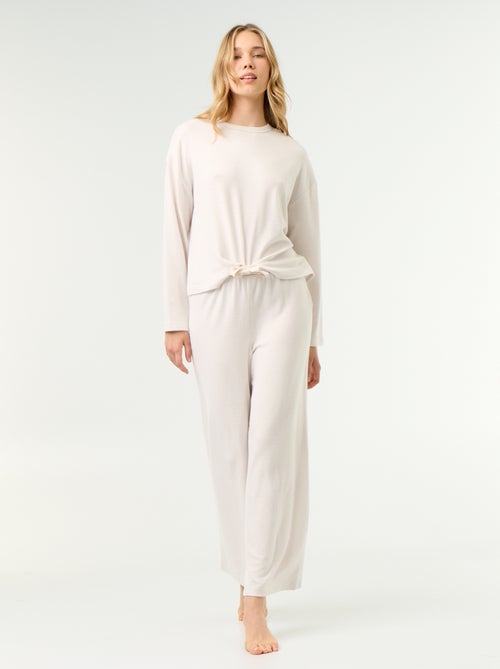 Pigiama 2 pezzi - Felpa + pantaloni - Kiabi