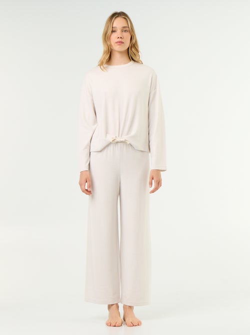Pigiama 2 pezzi - Felpa + pantaloni - Kiabi
