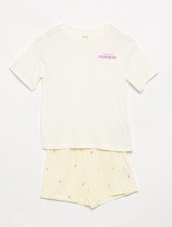 Pigiama 2 pezzi - short + T-shirt