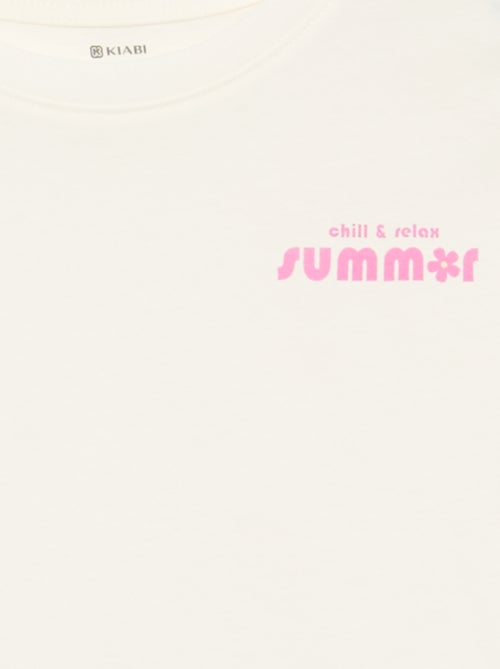 Pigiama 2 pezzi - short + T-shirt - Kiabi Pigiama 2 pezzi - short + T-shirt - Kiabi