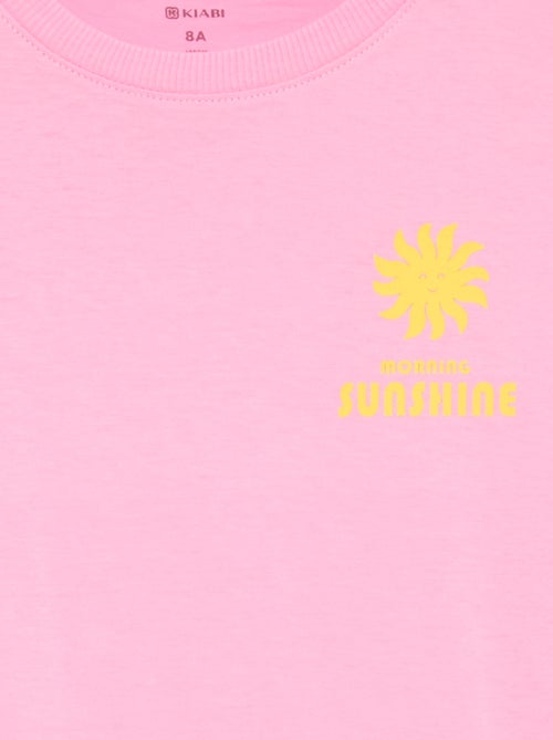 Pigiama 2 pezzi - short + T-shirt - Kiabi Pigiama 2 pezzi - short + T-shirt - Kiabi