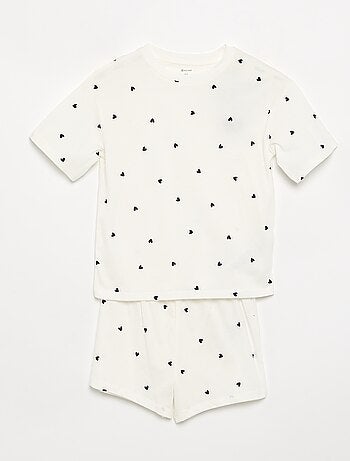 Pigiama 2 pezzi - short + T-shirt