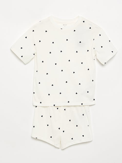 Pigiama 2 pezzi - shorts + T-shirt - Kiabi Pigiama 2 pezzi - shorts + T-shirt - Kiabi