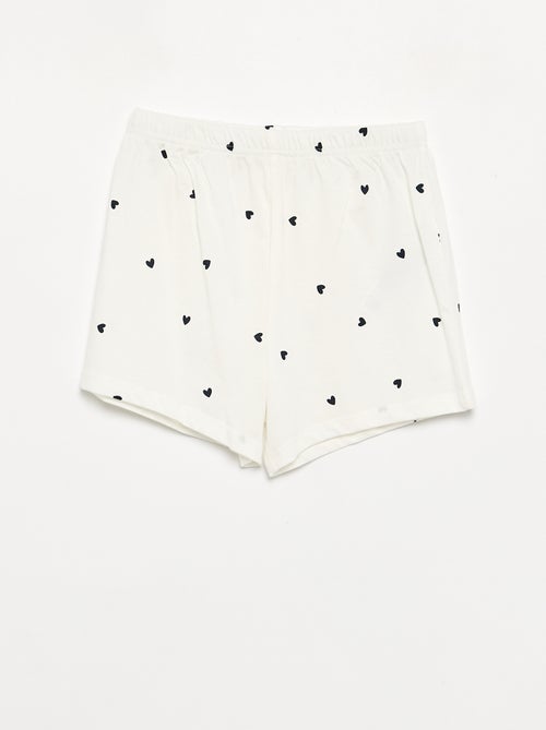 Pigiama 2 pezzi - shorts + T-shirt - Kiabi Pigiama 2 pezzi - shorts + T-shirt - Kiabi