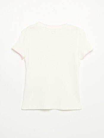 Pigiama 2 pezzi - T-shirt a maniche corte + pantaloni a righe