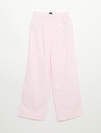 Pigiama 2 pezzi - T-shirt a maniche corte + pantaloni a righe