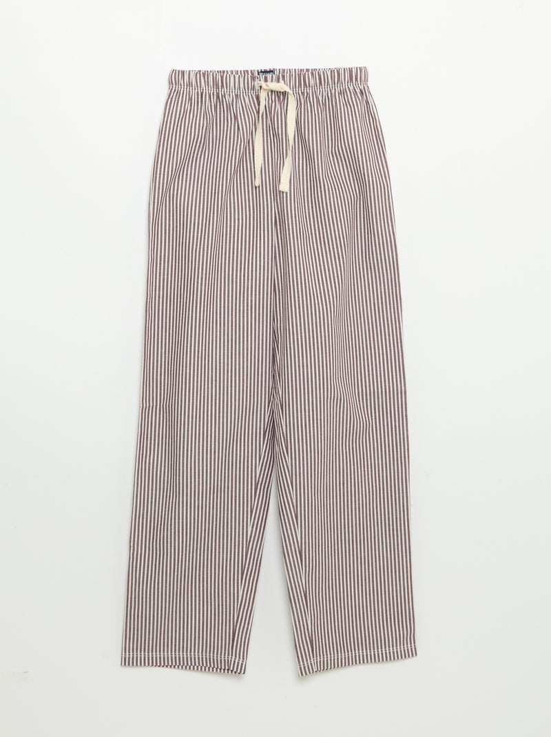 Pigiama 2 pezzi - T-shirt a maniche corte + pantaloni Rosso - Kiabi