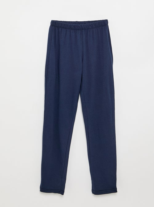 Pigiama 2 pezzi - T-shirt a maniche lunghe + pantalone - Kiabi Pigiama 2 pezzi - T-shirt a maniche lunghe + pantalone - Kiabi
