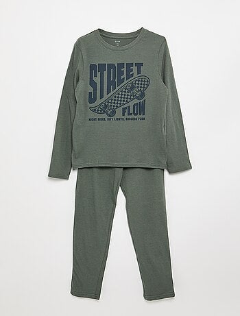 Pigiama 2 pezzi - T-shirt a maniche lunghe + pantalone