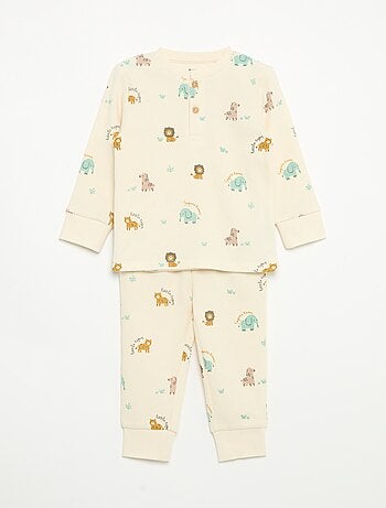 Pigiama 2 pezzi - T-shirt a maniche lunghe + pantaloni