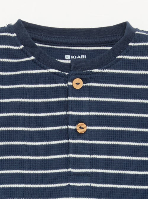 Pigiama 2 pezzi - T-shirt a maniche lunghe + pantaloni - Kiabi Pigiama 2 pezzi - T-shirt a maniche lunghe + pantaloni - Kiabi