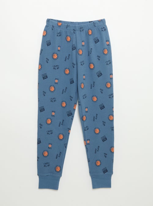 Pigiama 2 pezzi - T-shirt a maniche lunghe + pantaloni - Kiabi Pigiama 2 pezzi - T-shirt a maniche lunghe + pantaloni - Kiabi