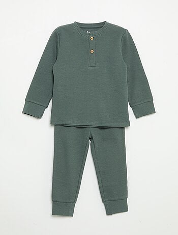 Pigiama 2 pezzi - T-shirt a maniche lunghe + pantaloni