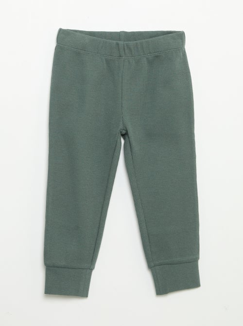 Pigiama 2 pezzi - T-shirt a maniche lunghe + pantaloni - Kiabi Pigiama 2 pezzi - T-shirt a maniche lunghe + pantaloni - Kiabi