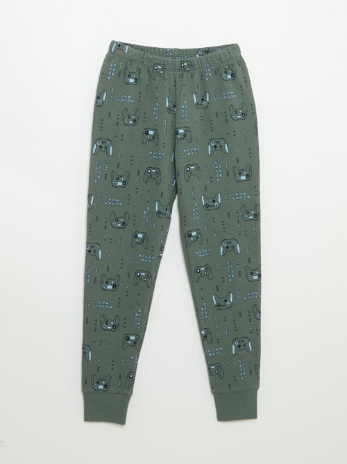 Pigiama 2 pezzi - T-shirt a maniche lunghe + pantaloni - Kiabi Pigiama 2 pezzi - T-shirt a maniche lunghe + pantaloni - Kiabi