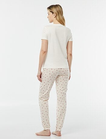 Pigiama 2 pezzi - t-shirt + pantaloni stampati