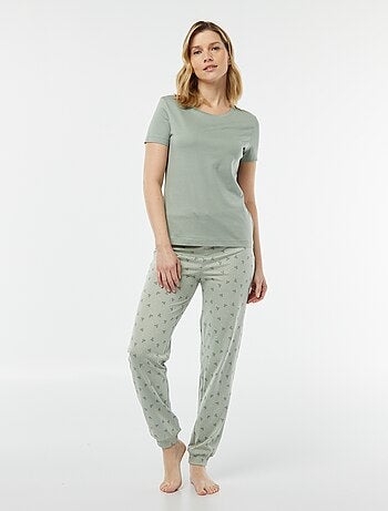Pigiama 2 pezzi - t-shirt + pantaloni stampati