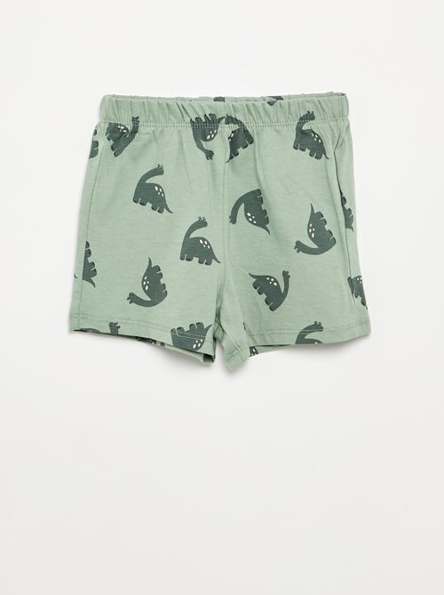 Pigiama 2 pezzi - T-shirt + short - Kiabi Pigiama 2 pezzi - T-shirt + short - Kiabi