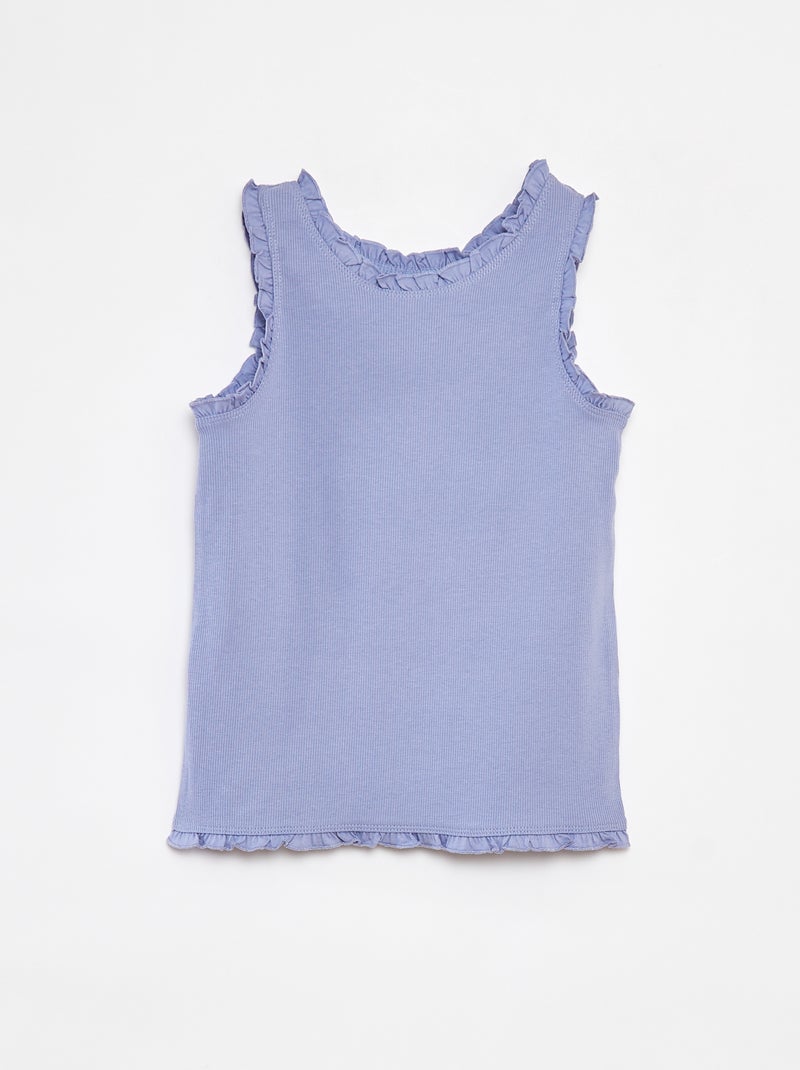 Pigiama 2 pezzi + canotta + shorts con stampa BIANCO - Kiabi