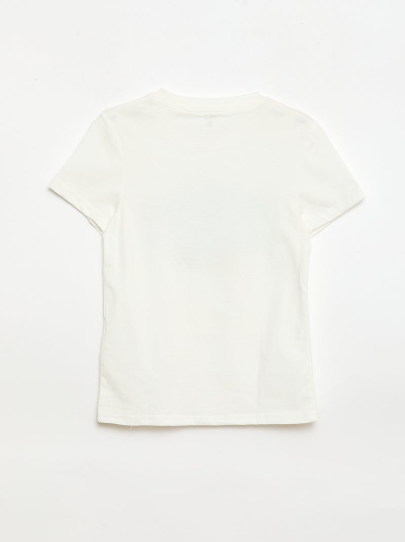 Pigiama 2 pezzi 'Disney' short + T-shirt Bianco - Kiabi
