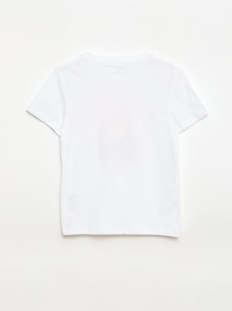 Pigiama 2 pezzi 'Disney' short + T-shirt Bianco - Kiabi