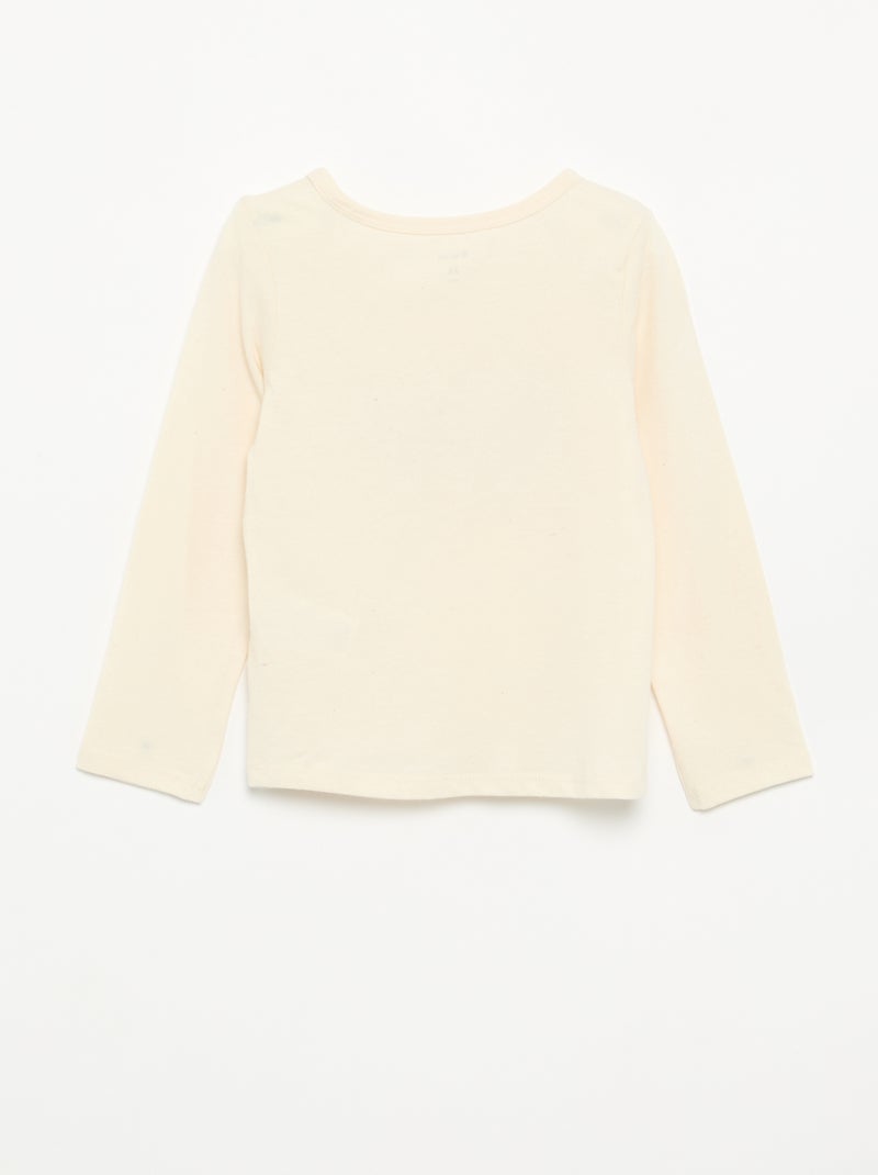 Pigiama 2 pezzi in jersey Beige - Kiabi