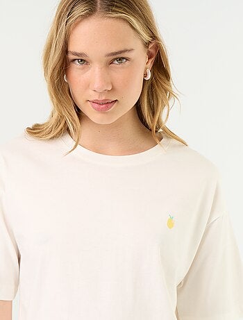 Pigiama 2 pezzi in jersey di cotone - T-shirt + shorts