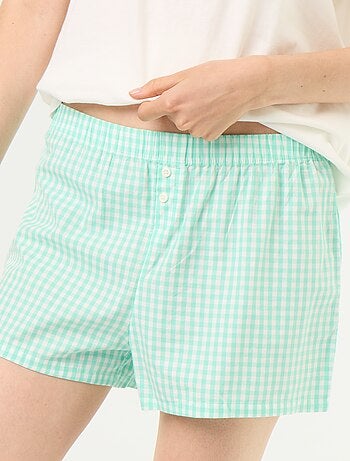 Pigiama 2 pezzi in jersey di cotone - T-shirt + shorts
