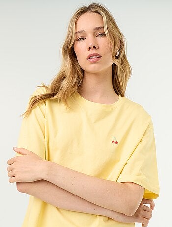 Pigiama 2 pezzi in jersey di cotone - T-shirt + shorts