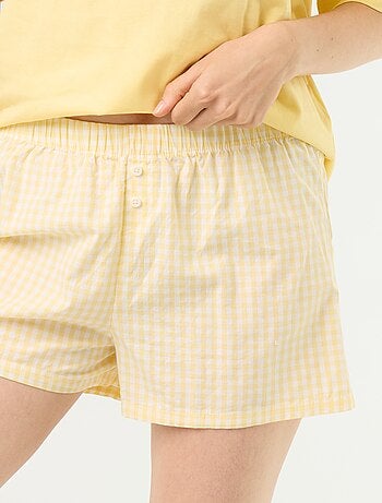 Pigiama 2 pezzi in jersey di cotone - T-shirt + shorts