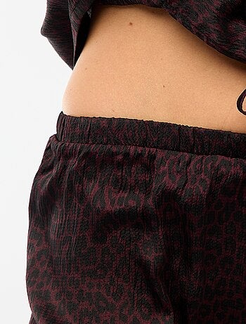 Pigiama 2 pezzi in maglia crêpe