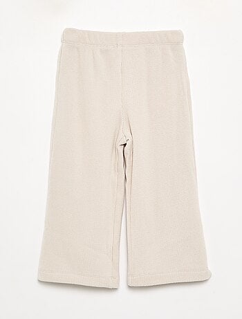 Pigiama 2 pezzi in maglia waffle - Felpa + pantaloni