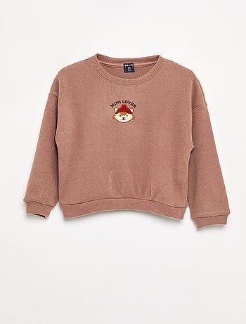 Pigiama 2 pezzi in maglia waffle - Felpa + pantaloni