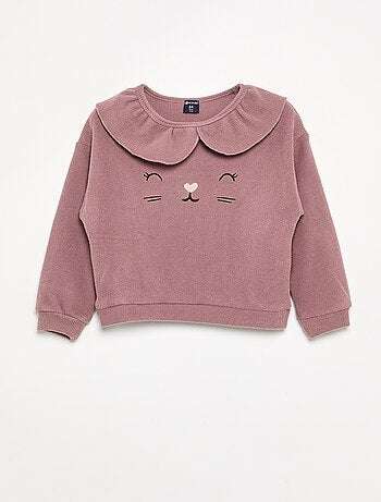 Pigiama 2 pezzi in maglia waffle - Felpa + pantaloni