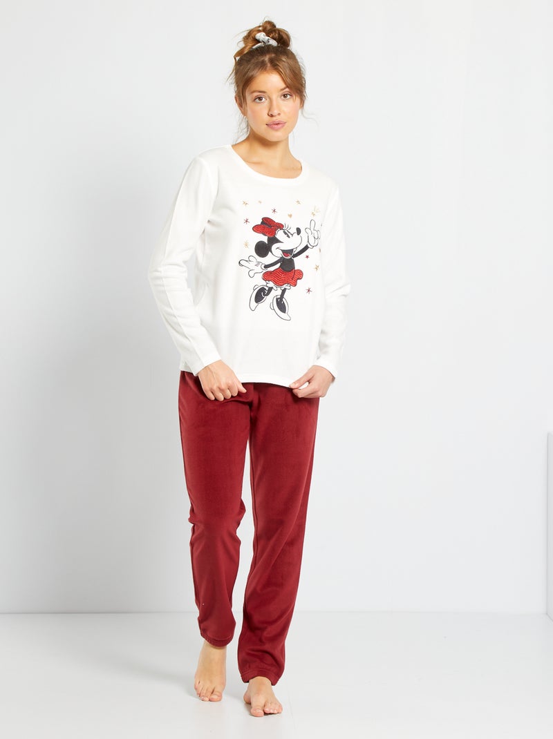 Pigiama 2 pezzi 'Minnie' in pile minnie - Kiabi