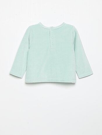 Pigiama 2 pezzi 'Petit Béguin' - T-shirt a maniche lunghe + pantaloni con piedini