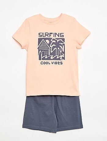 Pigiama 2 pezzi short + T-shirt