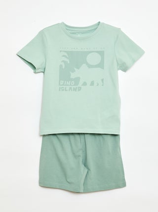 Pigiama 2 pezzi short + T-shirt