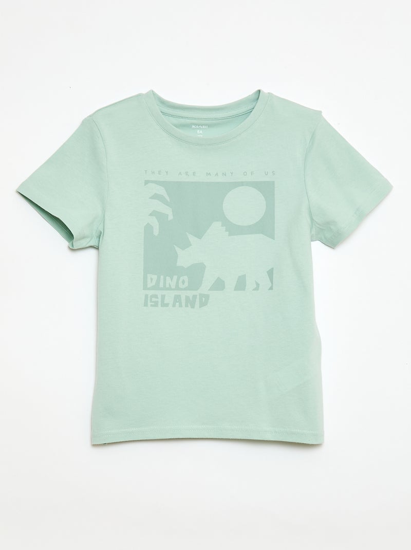 Pigiama 2 pezzi short + T-shirt Verde - Kiabi